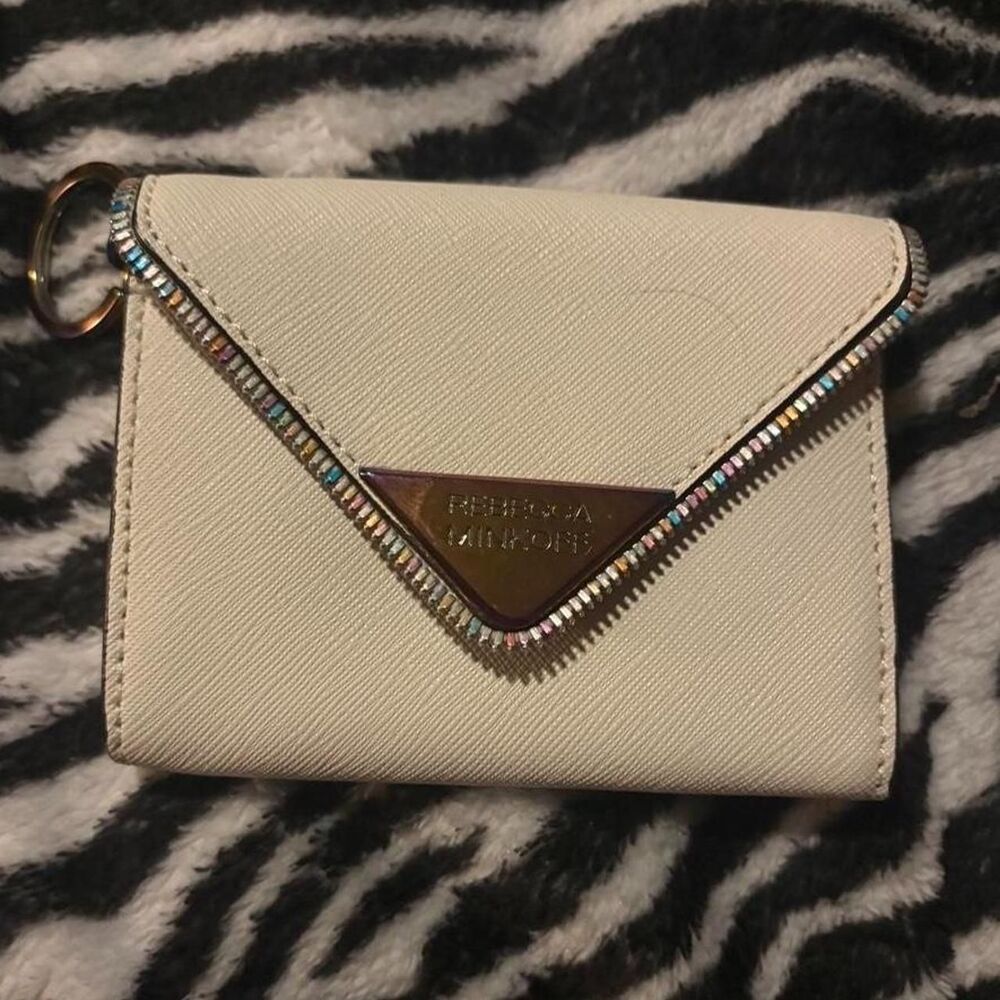 Rebecca-minkoff Women's White and Cream Wallet-purses